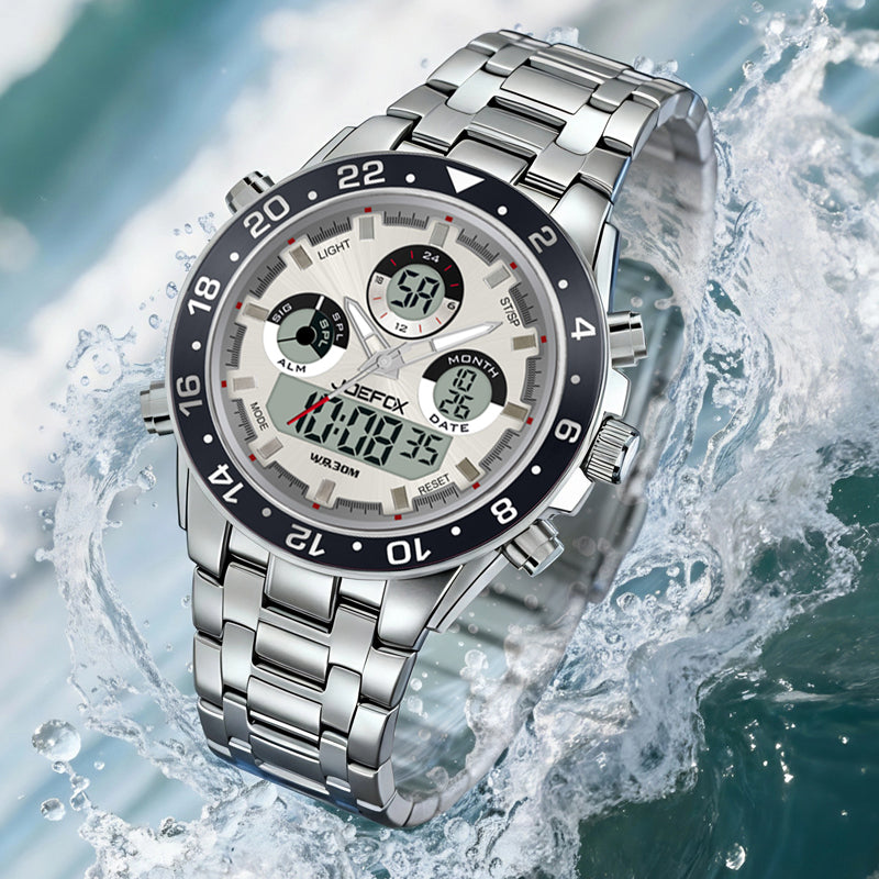 JOEFOX The Commander Vintage Watch — Wrist Shot — Men's Chronograph Under $40